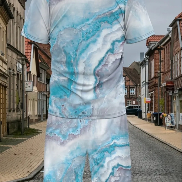 Men short set shorts and top - Picture 6 of 6